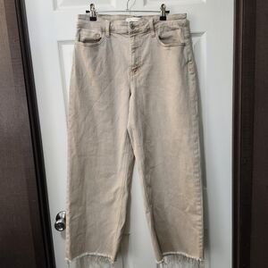 Altr'd State Vervet Tan High Rise Wide Leg Jeans. Size 30